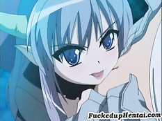 Связанная красавица стонет от приятных ласк больших сисек и киски