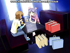 Бойфренд через одежду ласкает грудь и киску своей молодой подруги