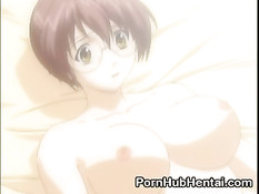 Парень отвязал сисястую хентай девочку и побрил ей волосы на лобке