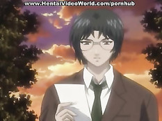 Молодой человек прислонил девушку к дереву и выебал во все дыры