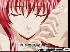 Малышка с красными волосами получала удовольствие от ласк парня