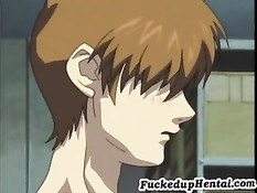 Студент трахает в очко свою развратную преподавательницу в очках