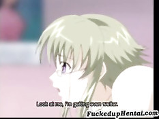 Возбудившийся парень поставил аниме подружку раком в библиотеке