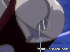 Парень ласкал огромную грудь и девственную киску аниме девчонки