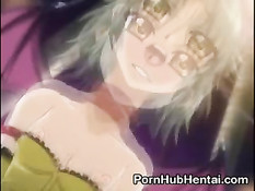 Аниме девушка с крылышками устроила жестокие скачки на его члене