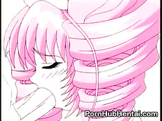 Он возбудил аниме малышку вибратором и в награду получил минет