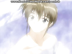 Аниме малышка работая горничной занималась сексом с постояльцами