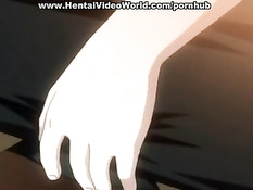 Хентай секретарша после минета была оттрахана на письменном столе