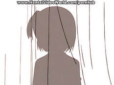 Ебля парня и грудастой аниме красотки на койке в больничной палате