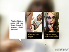 Красавицы Aletta Ocean, Brandy Smile и Aleska Diamond ебутся в офисе