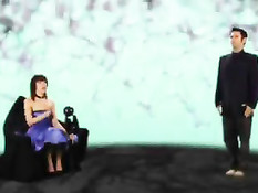 Возбудил азиатскую девку рукой и фаллоимитатором и отодрал раком