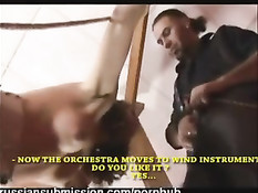 Русский извращенец ворвался к соседке пианистке и выебал её в анус