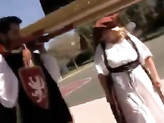 Сисястая Aletta Ocean с подружками снимается в историческом порно