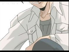 Парни поставили раком и оттрахали аниме девку с завязанными глазами