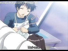 Паренёк отшлёпал хентай домохозяйку по заднице и оттрахал раком