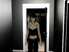 3D девушки с большими сиськами занимаются межрасовым ганг бангом