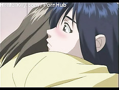 Аниме малышка сделала минет и трахнулась с парнем в тёмной комнате