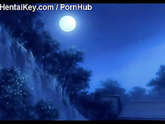 Парень наслаждается сексом и двойной фелляцией от хентай малышек