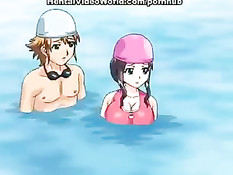 Возбудился в бассейне при виде красивой девки и оттрахал её в душе