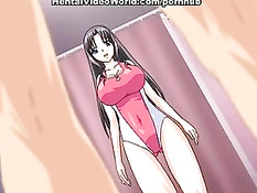 Возбудился в бассейне при виде красивой девки и оттрахал её в душе