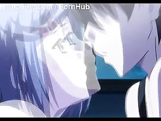 Три хентай малышки обучаются искусству секса вместе с мальчиком