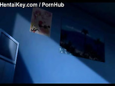 Три хентай малышки обучаются искусству секса вместе с мальчиком