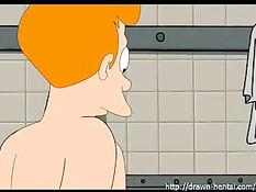 Порно видео по мотивам научно-фантастического мультсериала Футурама