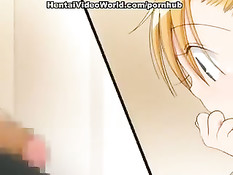 Сладкая аниме малышка приготовилась к первому сексуальному опыту