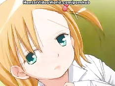 Сладкая аниме малышка приготовилась к первому сексуальному опыту