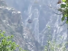 Летний секс на улице парня с горячей молодой красоткой Serena South