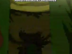 Хентай малышка отсосала парню на стоянке и была оттрахана на капоте