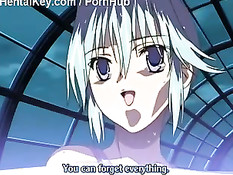 Молодой человек раздел хентай девушку и оттрахал её возле бассейна