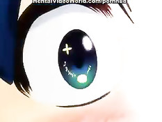 Симпатичная хентай куколка сделала минет и была жёстко оттрахана