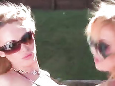 Жёсткий лесбийский секс сисястых порнозвёзд Nikki Benz и Shyla Stylez