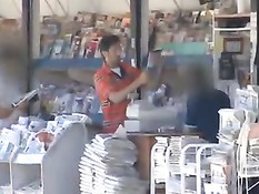 Два парня оттрахали мулатку Aurora Jolie во влагалище, в рот и в анус