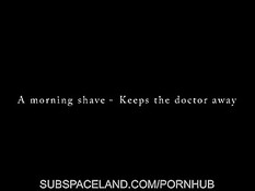 Покорная девушка должна делать хозяину минет несколько раз в день