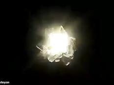 Блондинка Vanessa Cage подрочила член ступнями и получила сперму