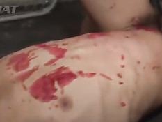 Связанного азиатского гея отхлестали плетью и оттрахали в задницу