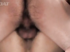 Гей отсосал в общественном туалете, а потом трахнул друга на кровати