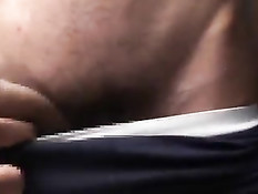 Гей отсосал в общественном туалете, а потом трахнул друга на кровати