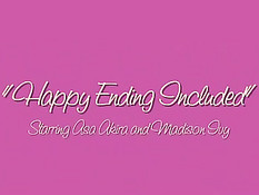 Аса Акира сделала грудастой блондинке массаж и сладкий куннилингус