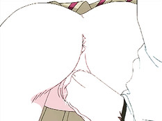 Он соблазнил аниме красотку с розовыми волосами и развёл на минет