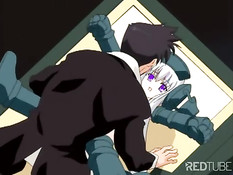 Три горячие аниме лесбияночки занимались сексом используя страпон