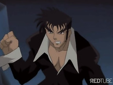 Три горячие аниме лесбияночки занимались сексом используя страпон