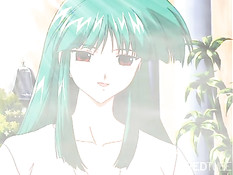 Аниме девушка превращается в вампира после жёсткого секса с парнем