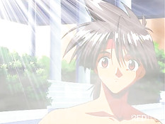 Аниме девушка превращается в вампира после жёсткого секса с парнем