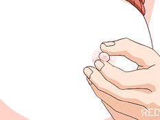 Молодой хозяин связал хентай горничную и отодрал фаллоимитатором