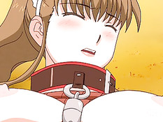 Молодой хозяин связал хентай горничную и отодрал фаллоимитатором