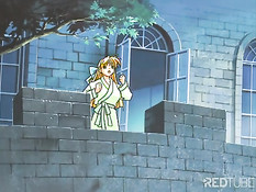 Хентай девушка эльф занималась сексом с парнем, пока он не кончил