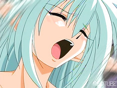 Хентай девушка эльф занималась сексом с парнем, пока он не кончил